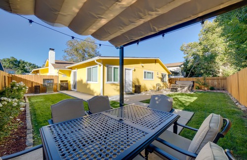 Sparks House | Sparks Retreat w/Private Hot Tub & Cozy Fireplace