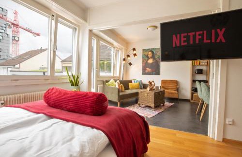 Gundeldingen Apartment | Special MODERN LiSA Apartment Basel, Bahnhof Grossbasel 10-STAR