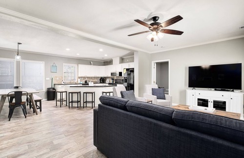 Village of Sugar Beach House | Specials Walk Beach Game Room Arcade 9 Beds