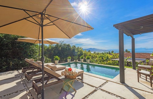 Punta de Mita Villa | Spectacular corner villa at PortaFortuna, Punta Mita - golf cart, pool & hot tub