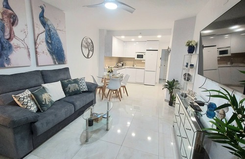 Benalmadena Costa Apartment | Spectacular. Facing the sea. 5 pools. 2 terraces.