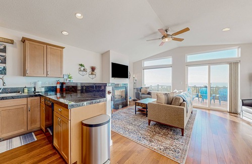 Oceanside House | Spectacular ocean view home with fireplace & large decks - dog-friendly