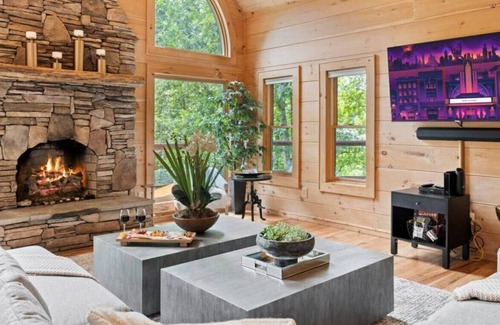 Avery Creek House | Spectacular Wooded Retreat, Close to Asheville!