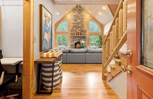 Avery Creek House | Spectacular Wooded Retreat, Close to Asheville!