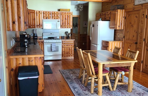 Lachine House | Spread out in our spacious double lot lakefront cabin!