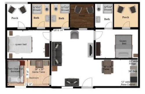 Holderness House | Squam Lake 3 bed plus 3 bath rental (Suite 7)