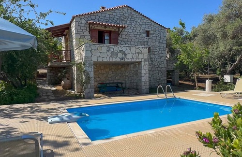 Stavromenos House | Stafro Filitsa Watch video? Enter on YouTube: Stafro Filitsa Crete "House for 4 people with pool, wifi and A/C is located in an olive grove with 2 other villas.