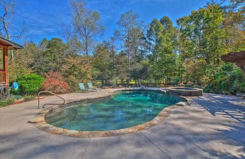 Cherry Log House | Stanley Creek Lodge - Private Pool and Fishing - Heated Private Pool, Spacious Rooms, Scenic Views, Creekside Firepit, Trout Str