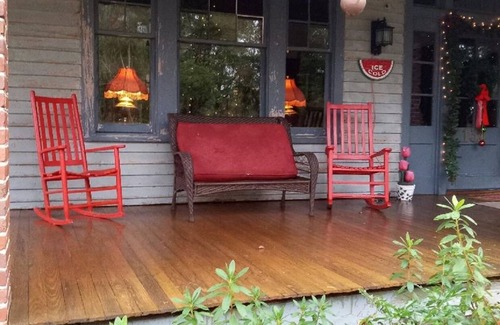 Brunson House | Stately 2-story historic home maintains original charm and charater.