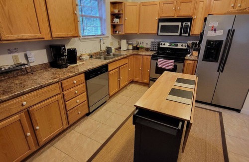 Greenwood Ski Chalet | Stay a while at Chalet-A-While! Brand new hot tub and minutes to ski resorts!