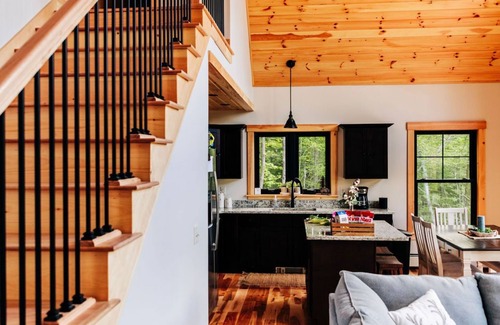 Bryant Pond Ski Chalet | Stay cool with AC! Summer special 20% off. Get a fifth night free!