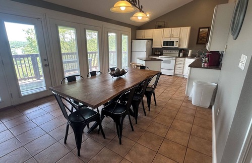 Sevierville Cabin | STAY HERE! NEW RENOVATIONS. Lake front home onsite boat launch and dock!