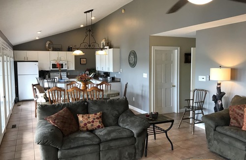 Sevierville Cabin | STAY HERE! NEW RENOVATIONS. Lake front home onsite boat launch and dock!
