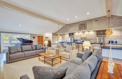 East Beach House | Stay Salty: A Spacious 6-Bedroom Home with Marsh Views in Saint Simons Island, GA, Perfect for Family Getaways!