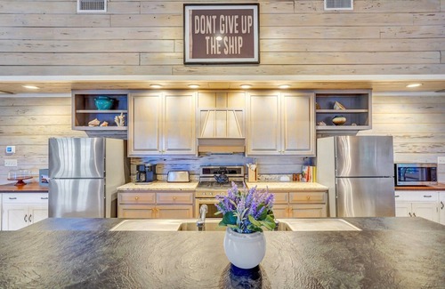 East Beach House | Stay Salty: A Spacious 6-Bedroom Home with Marsh Views in Saint Simons Island, GA, Perfect for Family Getaways!