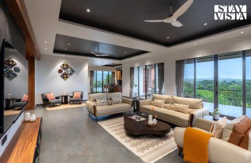Panchavati Villa | StayVista at Villa Eden Crest with Bonfire, Pool & Mountain View