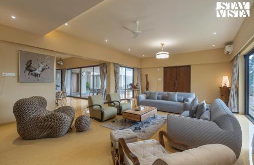 Kihim Villa | StayVista at Villa Lemonade with BBQ & Bonfire