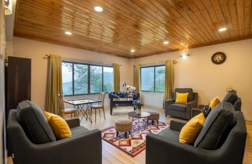 Darjeeling Villa | StayVista's Arya Treetops And Tea Trails - Mountain-View Villa Amidst Tea Plantation with Telescope & Gazebo