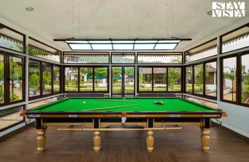 Karjat Villa | StayVista's Ashwamedha Manor - Mountain-Side Luxury Retreat with Outdoor Pool, Jacuzzi, Spa & Steam Room, and Indoor Activities