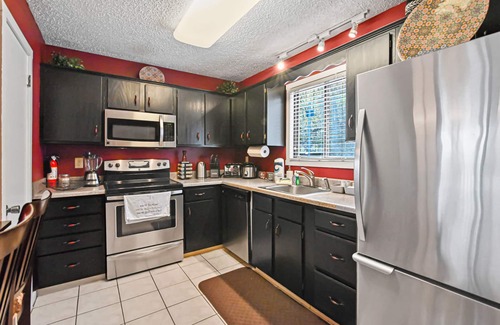 Village at Camelback House | Stellar mountain-view townhome with tennis courts, grill, patio, balcony, & TV