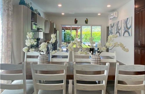 Tambor House | Steps to the ocean, impeccably decorated, private pool, rancho & mountain views