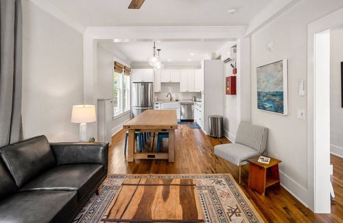 Historic Downtown Apalachicola Apartment | Steps to Battery Park and Water, King Bedroom, Newly Renovated Historic Property