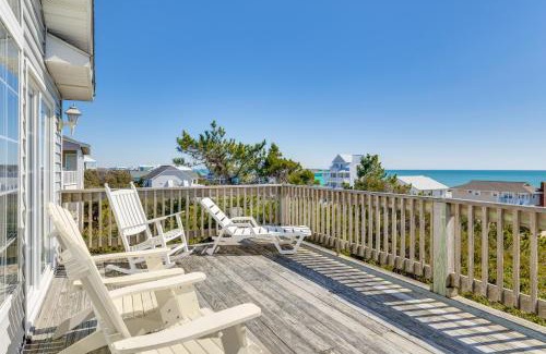 Emerald Isle House | Steps to Beach Emerald Isle Home with Deck!