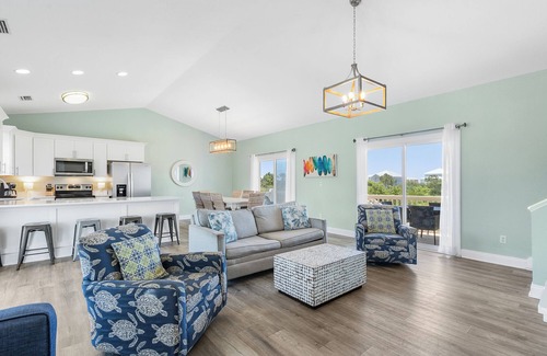 Morgantown House | Steps To Beach, Pool, Balcony Gulf Views, Firepit, Arcade, 4BR House, Morgantown