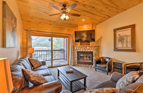 Grand Lake Apartment | Steps to Grand Lake Condo with Deck and Mtn Views
