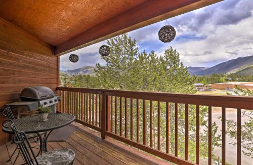 Grand Lake Apartment | Steps to Grand Lake Condo with Deck and Mtn Views