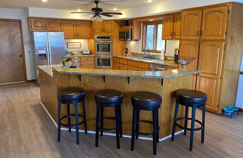 Lake Ranch Estates House | Steps to Lake, Beach, New Dock with Wide water views. Perfect Family Vaca spot!
