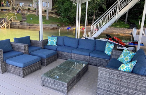 Lake Ranch Estates House | Steps to Lake, Beach, New Dock with Wide water views. Perfect Family Vaca spot!