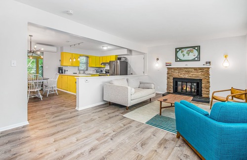 Grand Beach House | Steps to Ridge Road Beach Renovated Home w/Private Hot Tub, Firepit & Porch