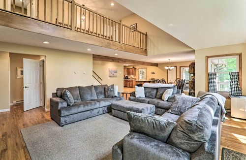 Gouldsboro House | Steps to River: Big Bass Lake House w/Grill!