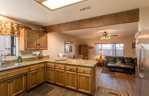 Summit Estates House | Steps to Summit! Indoor Spa. Fireplace. Nice Deck.