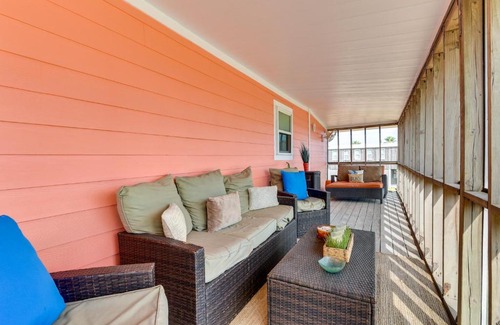 Surfside Beach House | Steps to Surfside Beach Home with Deck and Fire Pit!