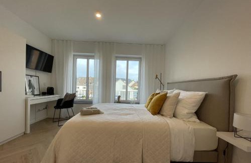Xanten Apartment | Stilvolles Zimmer mit Bad im historischen Stadtkern von Xanten