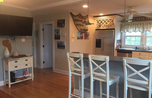 Stone Harbor Condo | Stone Harbor: Park your car and walk to everything. All essentials included.