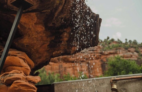Kanab Apartment | Stone House Suite with private bathhouse