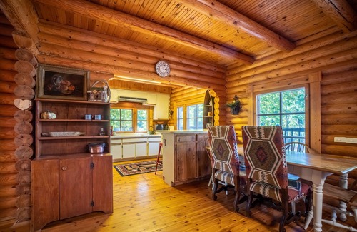 Cedar Cliff Cabin | Storybook Alpine Log Cabin -Authentic Piece of Bavarian History on Lake Chatuge