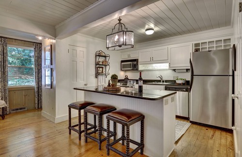 Lake Sequoyah House | Storybook Cottage 5 Minutes from Town with Private Dock with Kayaks, EV Charger