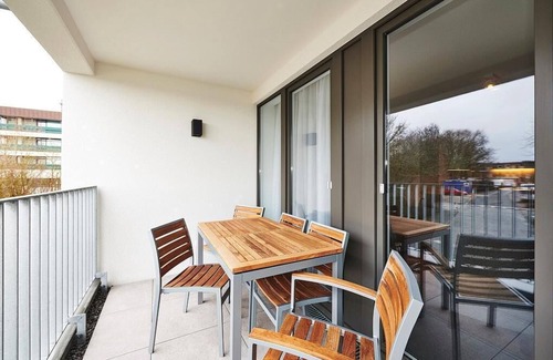 Bensersiel Apartment | Strandnahes, Modernes Apartment mit Westbalkon Inkl. Schwimmbad- & Saunanutzung