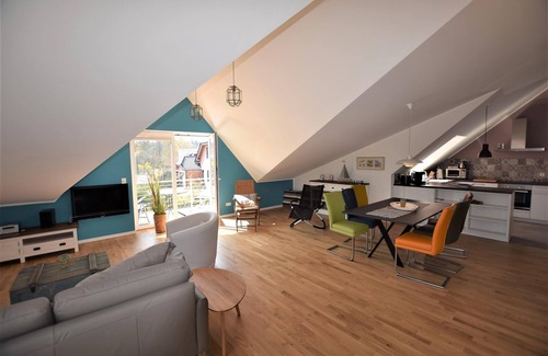 Hohwacht Apartment | Strandesburg mit Sauna 12