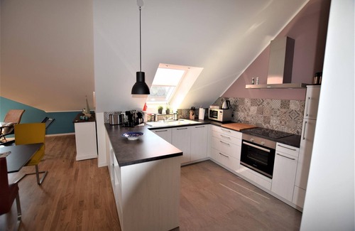 Hohwacht Apartment | Strandesburg mit Sauna 12