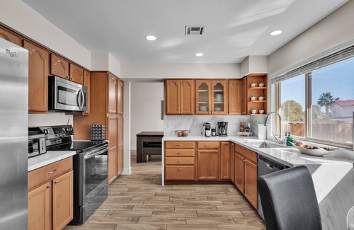 Las Vegas House | Strip-side Villa: Pool, Mini Golf, Casino Games!