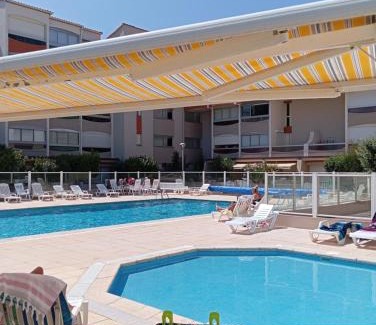 Plage d'Argeles Apartment | Studio 4 p wifi 200m plage piscine parking prive