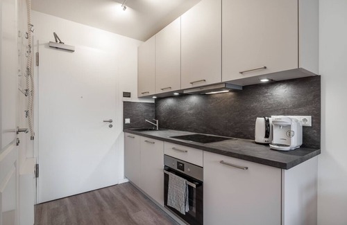Neustadt in Holstein Apartment | Studio apartment with a large balcony and stylish furnishings near the port.