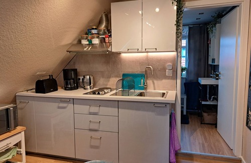 Bad Zwischenahn Apartment | Studio Apartment 'Appartement Feldsperling' with Wi-Fi