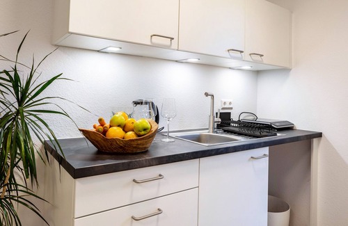 Bad Krozingen Apartment | Studio Apartment 'Feldberg' with Balcony and Wi-Fi