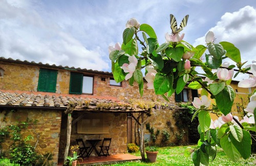 Siena Apartment | Studio apartment with private garden and vineyard view